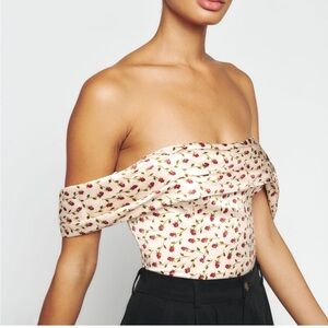Reformation Luxe Silk Top, size 6